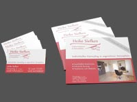 Drucksachen für die Friseurmeisterin Heike Siefken  (Flyer, Visitenkarten)